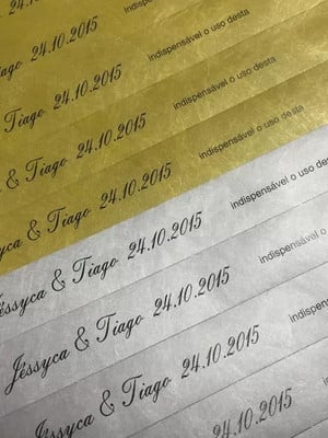 200 pulseira de identificação personalizada casamento