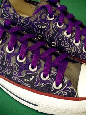 All star customizado gatos