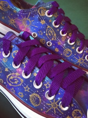 All star customizado universo tye dye
