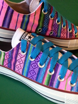All star pintado a mão modelo andino