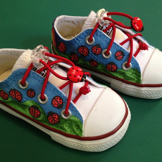 Imagem 1 - All Star Pintado A Mão Modelo Ladybug