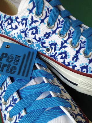 All star pintado a mão modelo lys