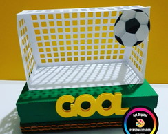 Arquivo De Corte Caixa Futebol Trave Silhouette