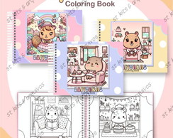 Arquivo Livro de Colorir - Capivaras