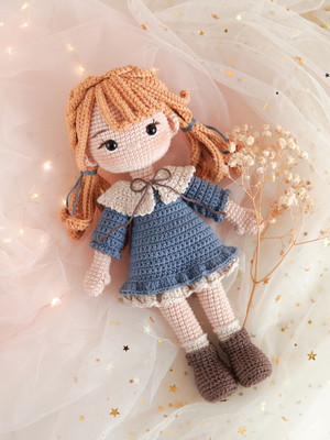 Boneca jinny em amigurumi