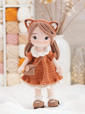 Boneca mia em amigurumi