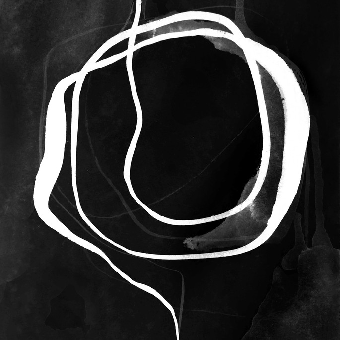 Imagem 4 - CONJ QUADROS ABSTRATOS MODERNO MINIMALISTA FLOW ART- 40X60CM