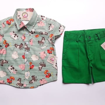 Conjunto fazendinha menino
