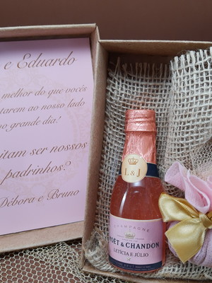 Convite para padrinhos de casamento