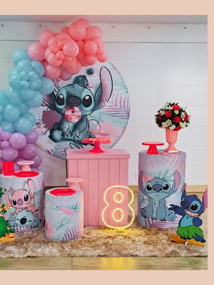 Decoração de festa lilo stitch