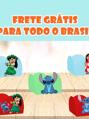 Forminha de doce lilo e stitch