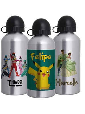 Garrafas squeeze personalizada - festa infantil