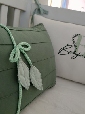 Kit berço benjamin verde malva
