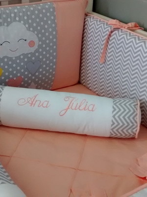 Kit berço menina nuvem - 399e basico