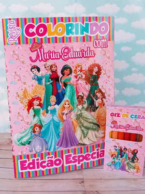 Kit de colorir princesas