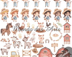 Kit Digital Fazendinha + 2 Kits de Brinde!!!
