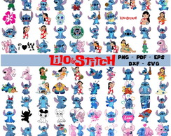 Kit Digital Vetores Lilo e Stitch