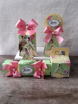 Kit festa princesa tiana ( a princesa e o sapo) 32 pçs