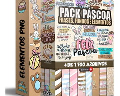 Kit Pack Arte Digital Páscoa 2025