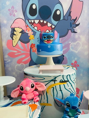 Kit pegue e monte lilo stitch - locação