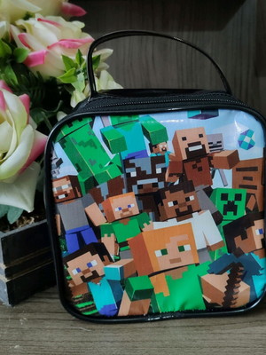 Lancheira minecraft vinil