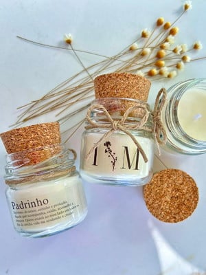 Lembrancinha de casamento/ noivado kit 15 velas perfumadas