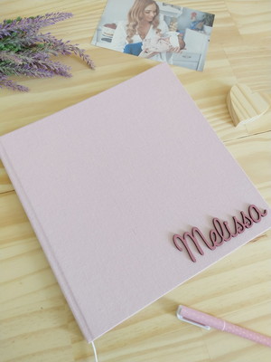 Livro do bebê linho rosa 1