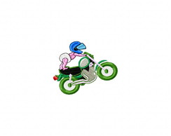 Matriz Bebe na Moto Bebê Matrizes Bordado