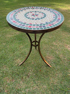 Mesa em mosaico diâmetro 45cm