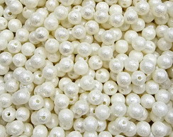 Miçanga Pérola Texturizada Craquelada 8mm-250gr/980pç