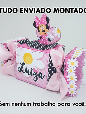 Minnie rosa caixinha festa infantil