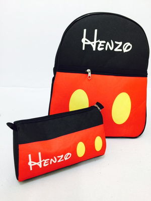 Mochila personalizada com o da criança