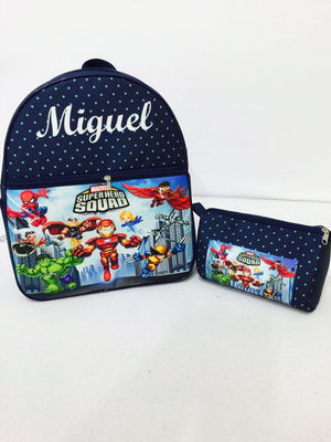 Mochila personalizada com o da criança