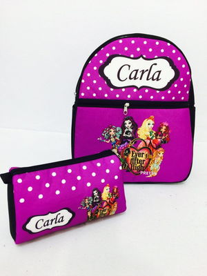 Mochila personalizada com o da criança