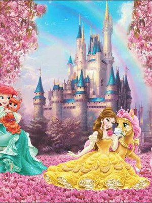 Painel princesas g - frete grátis