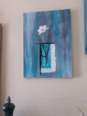 Pintura art pop em acrílico