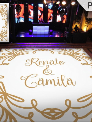 Pista de dança casamento arabesco 2x2m casamento