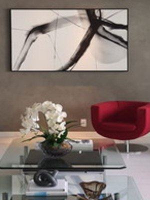Quadro abstrato moderno minimalista flow art*