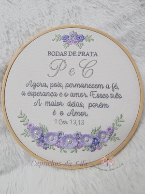 Quadro bastidor bodas casamento