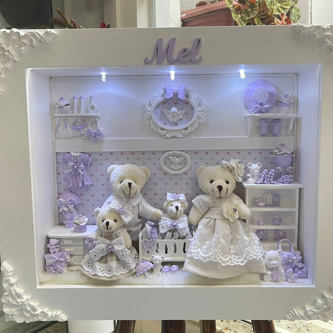 Imagem 1 - Quadro Maternidade Amor Maior - Lilás