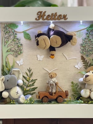 Quadro maternidade amor maior - safari