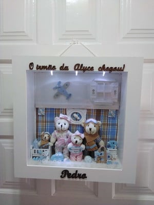 Quadro maternidade pingo de amor - aviadores
