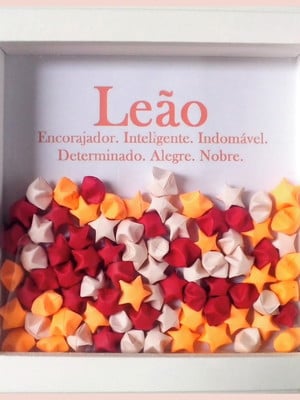 Quadro signos - leão
