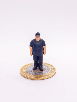 Rapaz gordo miniatura m1077