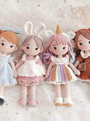 Receita 4 boneca amigurumi