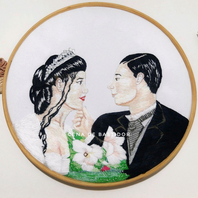 Imagem 2 - Retrato Bordado