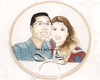 Imagem 1 - Retrato Bordado