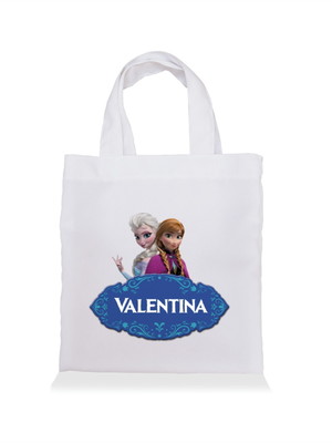 Sacolinha para lembrancinha personalizada - tema frozen
