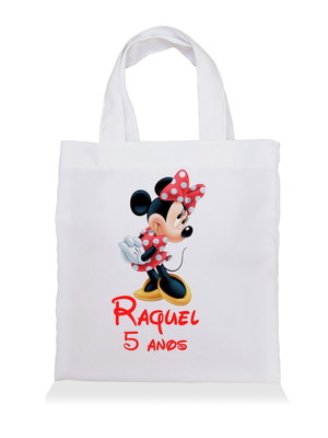 Sacolinha para lembrancinha personalizada - tema minnie