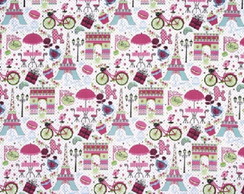 Tecido dohler paris 40 cm